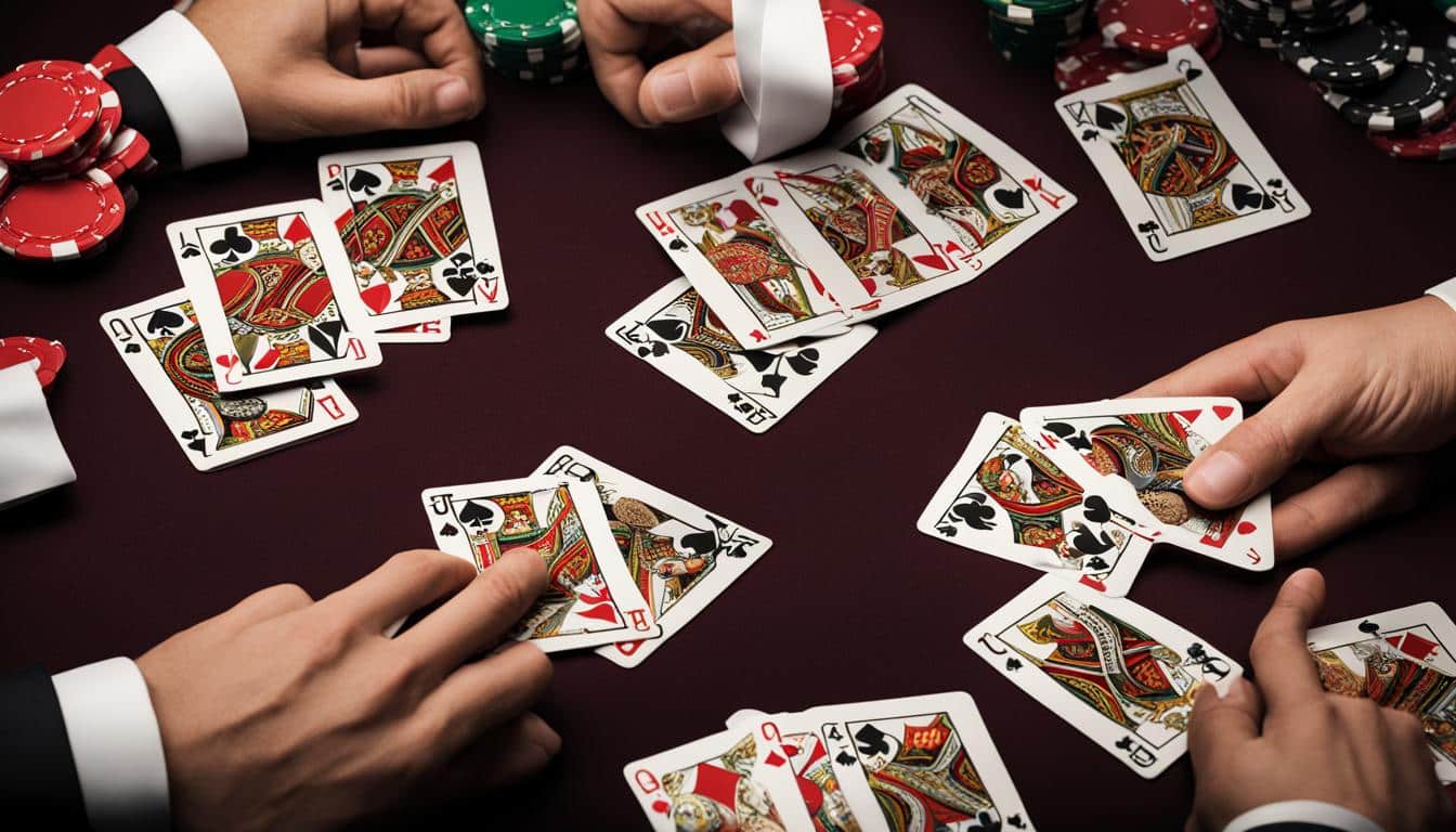 ranking hands of poker
